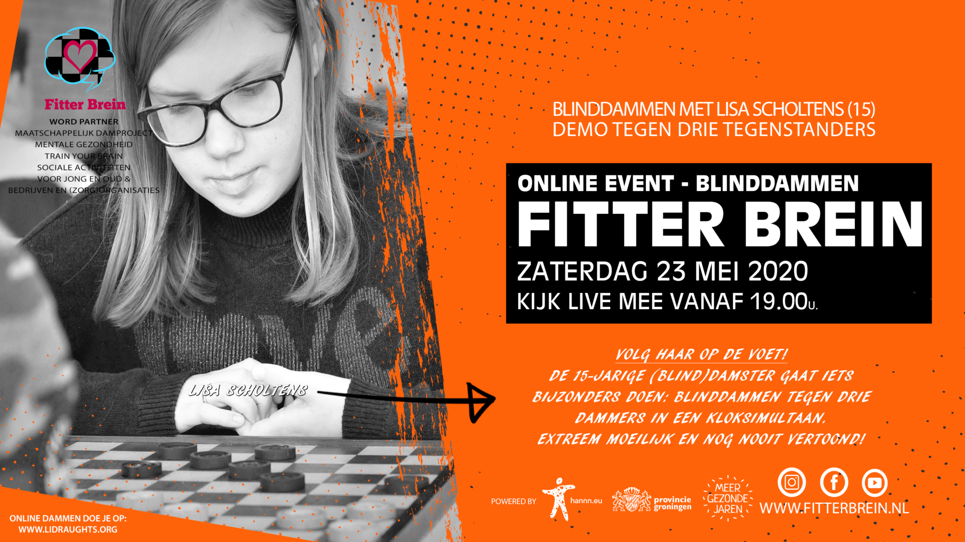 Aankondiging Banner Lisa Scholtens